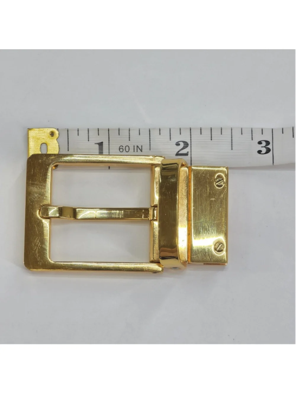 Brooks Brothers Peal & Co Belt Buckle Gold Tone Made in Italy Mens